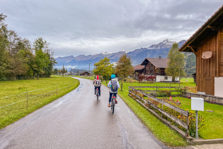 Cycling in Switzerland: Between Meiringen and Unterbäch