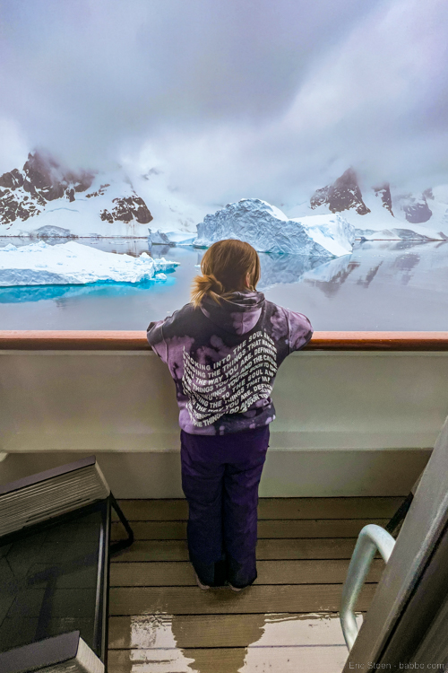 Adventures By Disney Antarctica - On our balcony
