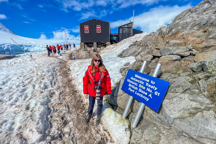 Adventures By Disney Antarctica - My 12-year-old at the same spot