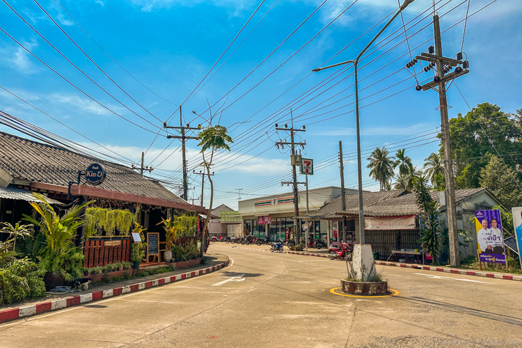 The main town on Ko Yao Noi