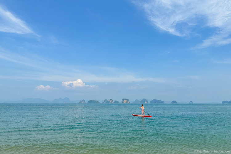 Stand Up Paddle Boarding in Thailand