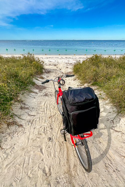 The Seven Continents: My bike for the day on Rottnest Island