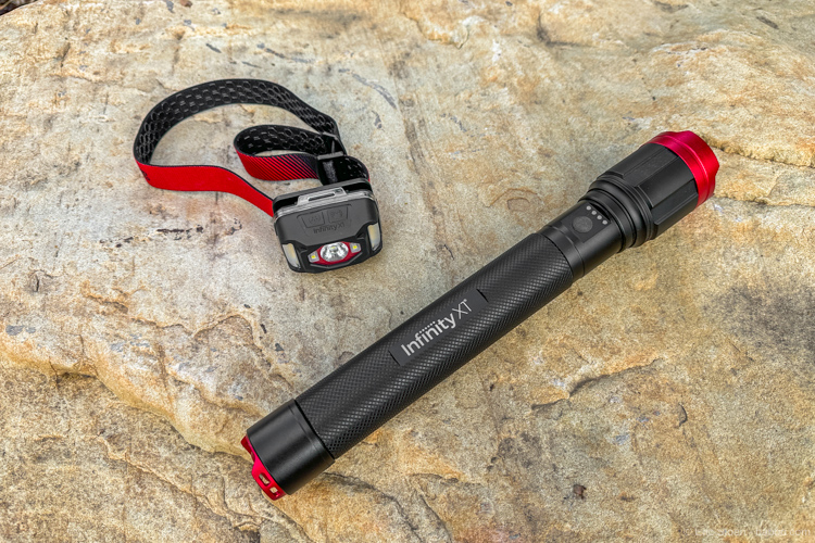 holiday gift guide - Our Infinity X1 hybrid flashlight and head lamp