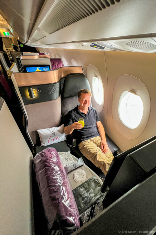 Book the Qatar QSuite for Miles: In the Qatar Airways QSuite