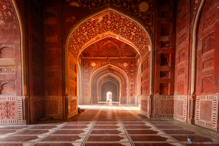 Highly recommend getting to the Taj Mahal before sunrise, even with kids! 