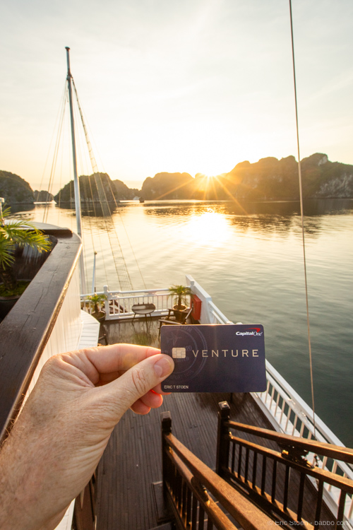 My Capital One Venture card in Vietnam