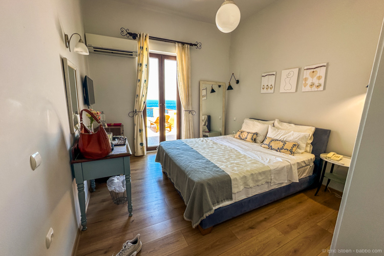 Syros Greece - Our room - simple but perfect for us