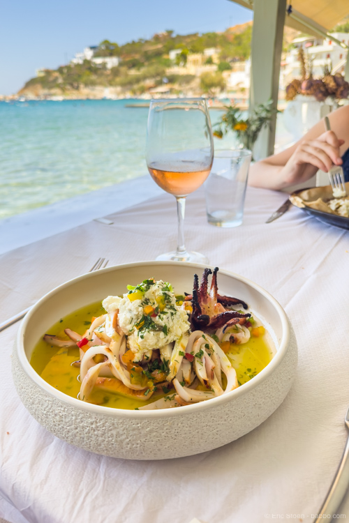Seafood for lunch in Kini - good but not worth the drive