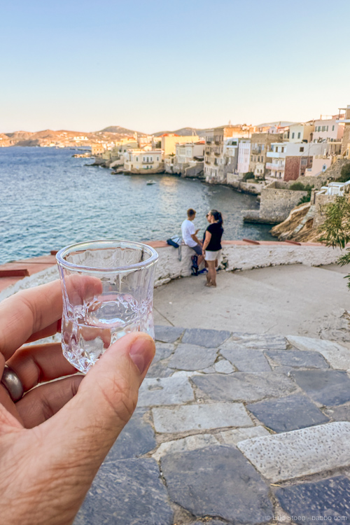 One of the only places that gave us complimentary drinks after dinner