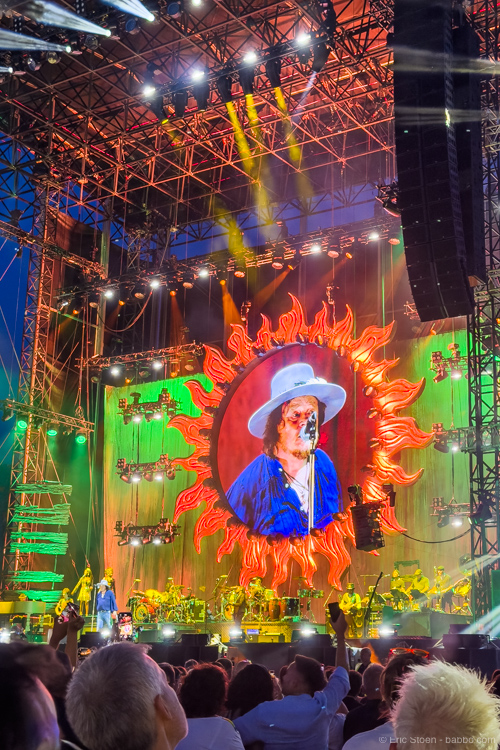 At the Zucchero concert in Bologna